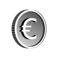 Euro cartello icona, semplice stile vettore
