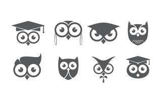Logo Geek Owl vettore