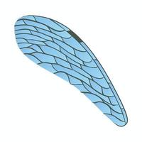 libellula ala icona, cartone animato stile vettore