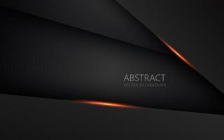 astratto leggero arancia nero spazio telaio disposizione design Tech triangolo concetto grigio struttura sfondo. eps10 vettore