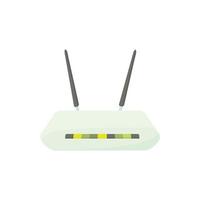 router icona nel cartone animato stile vettore