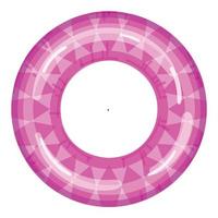 rosa squillare icona cartone animato vettore. acqua attrezzatura vettore