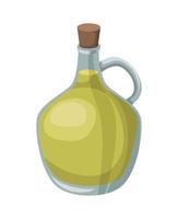 prodotto in bottiglia di olio d'oliva