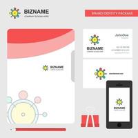 chimico bonding attività commerciale logo file copertina visitare carta e mobile App design vettore illustrazione