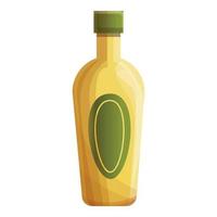 Tequila bottiglia icona, cartone animato stile vettore