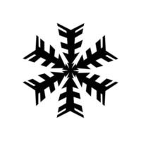fiocco di neve icona semplice vettore