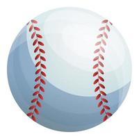 baseball palla icona, cartone animato stile vettore