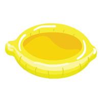 Limone squillare icona cartone animato vettore. estate piscina vettore