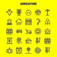 agricoltura linea icona imballare per progettisti e sviluppatori icone di agricoltura Mela nazione azienda agricola agricoltura azienda agricola agricoltura cibo vettore