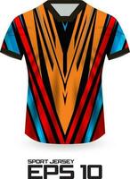 da corsa maglia camicia design concetto per gli sport squadra uniforme vettore