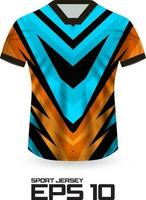 da corsa maglia camicia design concetto per gli sport squadra uniforme vettore