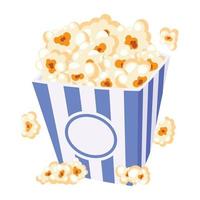 Guarda a Questo piatto design di Popcorn vettore