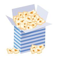 Guarda a Questo piatto design di Popcorn vettore