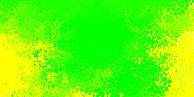 sfondo verde chiaro e giallo con forme poligonali. vettore