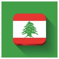 Libano indipendenza giorno design vettore