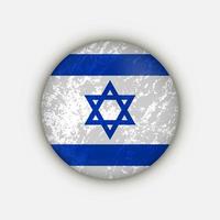 paese israele. bandiera israeliana. illustrazione vettoriale. vettore