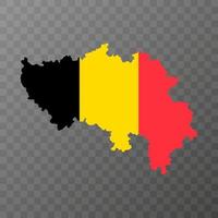 liegi Provincia carta geografica, province di Belgio. vettore illustrazione.