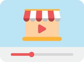 Annunci video digitale marketing vettore