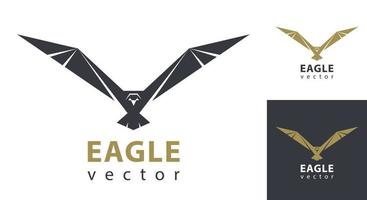 aquila volante vettore. Aquile logo design. moderno stile. vettore