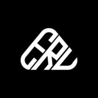 eru lettera logo creativo design con vettore grafico, eru semplice e moderno logo nel il giro triangolo forma.