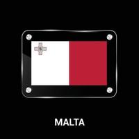 Malta bandiera design vettore