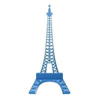 Parigi eiffel Torre icona, cartone animato stile vettore