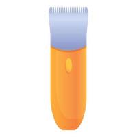 moderno capelli clipper icona, cartone animato stile vettore