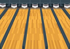 Sfondo vettoriale di Bowling Lane gratis