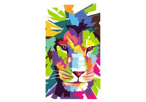 wpap di vettore del leone