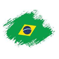 nuovo colorato astratto brasile bandiera vettore