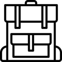 viaggio Bagaglio borse zaino bagaglio - schema icona vettore