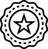 speciale offrire stella distintivo e-commerce - schema icona vettore