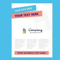 fax macchina titolo pagina design per azienda profilo annuale rapporto presentazioni volantino opuscolo vettore sfondo