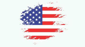 colorato grunge effetto americano bandiera vettore