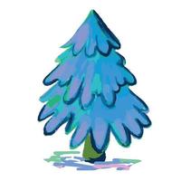 illustrazione dell'albero di natale vettore