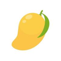 dimezzato giallo Mango vettore delizioso dolce frutta
