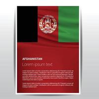 afghanistan bandiera design vettore