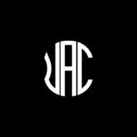 uac lettera logo astratto creativo design. uac unico design vettore