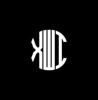 xwi lettera logo astratto creativo design. xwi unico design vettore