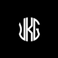 uk lettera logo astratto creativo design. uk unico design vettore