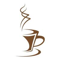 caffè logo icona design vettore