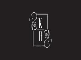 premio kb bk logo icona, iniziali kb lusso lettera logo design vettore