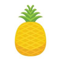 ananas vettore. ananas su bianca sfondo. simbolo. logo design. vettore