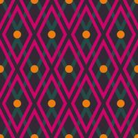 etnico geometrico modello. diamante rombo punto forma etnico colore stile senza soluzione di continuità modello sfondo. batik, sarong tradizionale modello per tessuto, interno decorazione elementi, tappezzeria, avvolgere. vettore