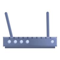 Wi-Fi modem moderno design icona, cartone animato stile vettore