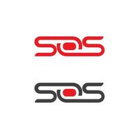 sos vector icon design illustration