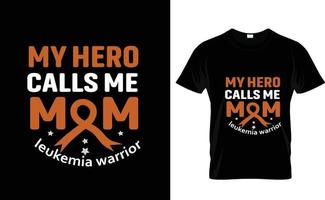 mio eroe chiama...leucemia t camicia vettore