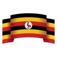 Uganda eroi icona cartone animato vettore. bandiera giorno vettore