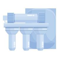 osmosi inverso icona cartone animato vettore. acqua sistema vettore