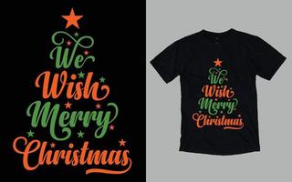 Natale giorno tipografia e grafico maglietta design vettore